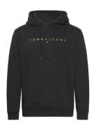 Tommy Jeans Tjm Reg Linear Gold Hood Ext Svart