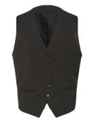 Lindbergh Mens Waistcoat For Suit Grön