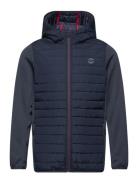 Jack & J S Jjemulti Quilted Jacket Noos Jnr Marinblå