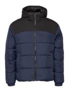 Jjmoon Hood Puffer Fodrad Jacka Navy Jack & J S