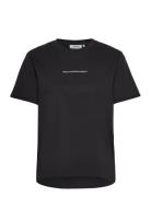 MSCH Copenhagen Mschterina Organic Small Logo Tee Svart