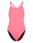 NIKE SWIM Nike Hydrastrong Solid Spiderback Piece Rosa