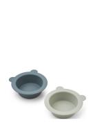 Peony Suction Bowl 2-Pack Home Meal Time Plates & Bowls Bowls Blue Lie...