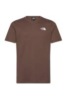 The North Face M S/S Redbox Tee Brun