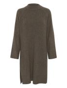 Karinya Knit Dress Kort Klänning Brown Kaffe