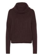 Lauren Ralph Lauren Cable-Knit Wool-Blend Turtleneck Sweater Brun