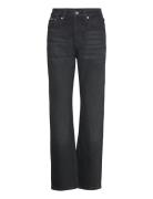 Calvin Klein Jeans High Rise Straight Svart