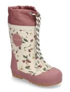 Pom Pom Gumboots™ Thermo Rosa