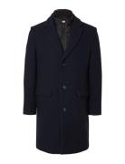 Slhnew Joseph Coat Noos Yllerock Rock Navy Selected Homme