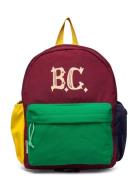 B.c Vintage Color Block Backpack Ryggsäck Väska Red Bobo Choses