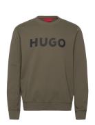 Dem Designers Sweat-shirts & Hoodies Sweat-shirts Khaki Green HUGO