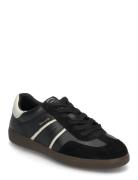 Women Lace-Up Låga Sneakers Black Tamaris