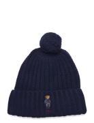 Polo Ralph Lauren Polo Bear Rib Pom-Pom Beanie Hat Marinblå