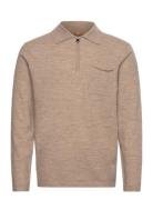 Mos Mosh Gallery Mmgryan Boil Zip Pullover Beige