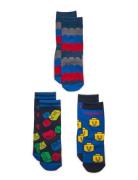 LEGO Kidswear Lwaris 619 - 3-Pack Socks Marinblå