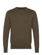 Tommy Hilfiger Pima Org Ctn Cashmere Crew Neck Khaki Green