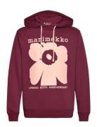 Marimekko Luuppi Unikko Placement Burgundy