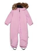 Toddler Padded Jumpsuit With Fur Mint 74 Outerwear Coveralls Snow-ski ...