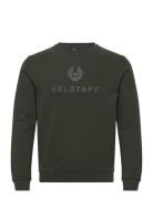 Belstaff Signature Crewneck Sweatshirt Old Silver Heather Designers Sw...