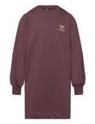 Hummel Hmlt Dress L/S Burgundy