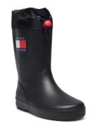 T3X6-30766-0047800- Shoes Rubberboots High Rubberboots Black Tommy Hil...