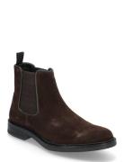 Bs Boot Shoes Stövletter Chelsea Boot Brown Bruun & Stengade