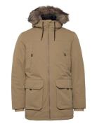 Jjeconstruct Faux Fur Parka Sn Parka Jacka Beige Jack & J S