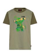 LEGO Kidswear Lwtano 606 - T-Shirt S/S Khaki Green