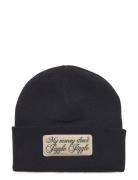 Jiggle Jiggle Beanie Accessories Headwear Beanies Black Pica Pica