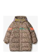 Puffer Coat Yrsa Fodrad Jacka Brown Wheat