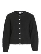 Vila Vipaza O-Neck L/S Knit Jacket Svart