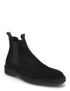 Bianco Biaerik Chelsea Boot Oily Suede# Svart