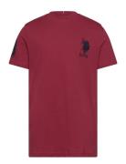 U.S. Polo Assn. Player 3 Tshirt Burgundy