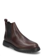 Bianco Biagil Chelsea Boot Tumbled Leather Brun