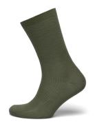 Fine Wool Rib Socks Lingerie Socks Regular Socks Green Mp Denmark