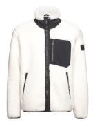 Saglek Zip Up Tops Sweat-shirts & Hoodies Fleeces & Midlayers White Mo...