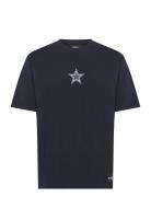 T_Brady_Nfl Tops T-shirts Short-sleeved Navy BOSS