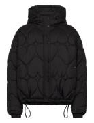 Prisca Short Puffer Fodrad Jacka Black Fabienne Chapot