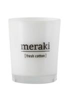 Scented Candle, Fresh Cotton Doftljus White Meraki