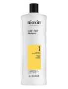 Nioxin System 1 Shampoo For Thinning Hair 1000 Ml Schampo Nude Nioxin