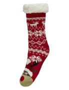 Kogchristmas Teddy Socks Acc Sockor Strumpor Red Kids Only