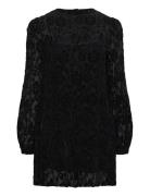 ALOHAS Dablon Lace Black Mini Dress Svart