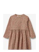 Wheat Jersey Dress L/S Sessa Rosa