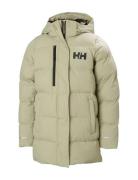 Jr Adore Puffy Parka Fodrad Jacka Green Helly Hansen