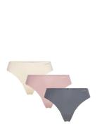 Calvin Klein Thong 3Pk Multi/patterned