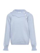 Merino Marguriette Blouse Tops Knitwear Pullovers Blue Copenhagen Colo...