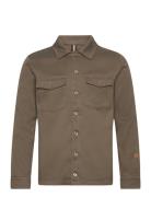 Mos Mosh Gallery Mmgdoyle Rich Overshirt Khaki Green