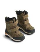 Winterboot Trailor Tex Vinterkängor Med Kardborreband Green Wheat