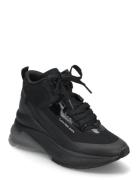 Wedge Runner Lace Up In Mix Höga Sneakers Black Calvin Klein