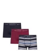 Multistripe Trunk 3-Pack Boxerkalsonger Navy GANT